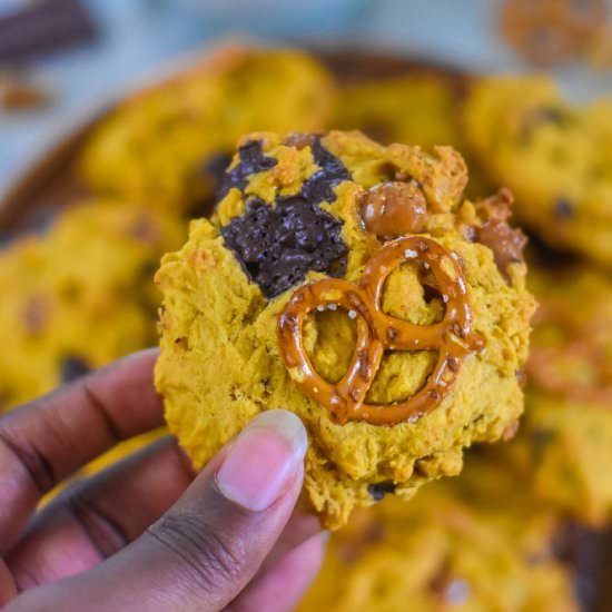 Pumpkin Kitchen Sink Cookies