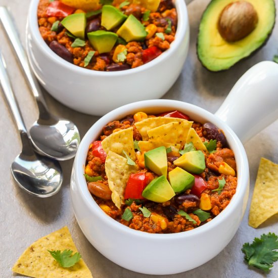 Healthy Turkey Chili