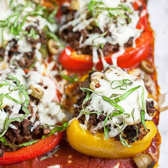 Pizza Stuffed Peppers