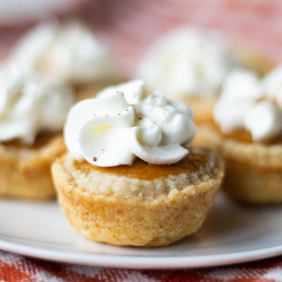 Mini Bourbon Sweet Potato Pies