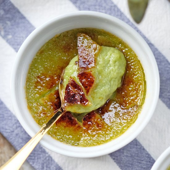 Pandan Kaya Crème Brûlée