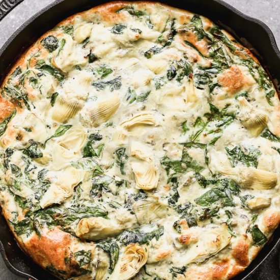 Artichoke and Spinach Frittata