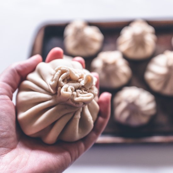 georgian beef dumplings (khinkali)