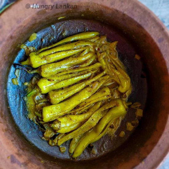 Sri Lankan Banana Pepper Curry