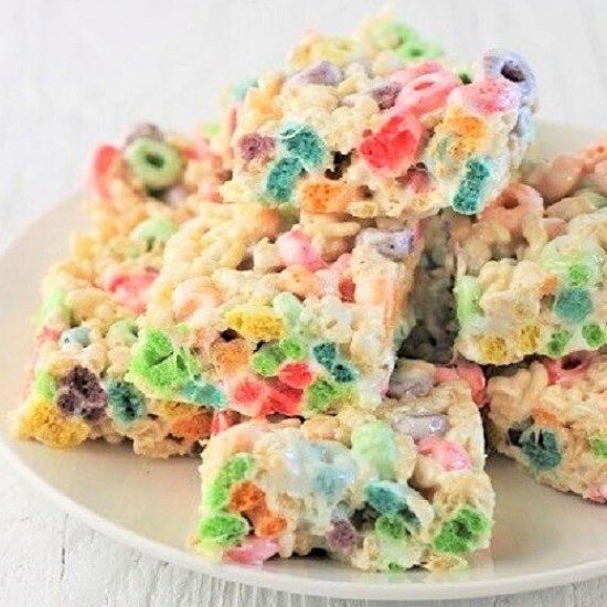 fruit loop crispy treats