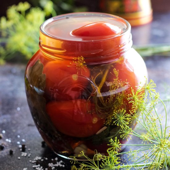 Russian Grandma’s Pickled Tomatoes