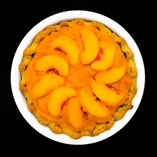 Peaches & (Surprise) Cream Pie