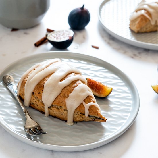 Vegan Figgy Maple Scones