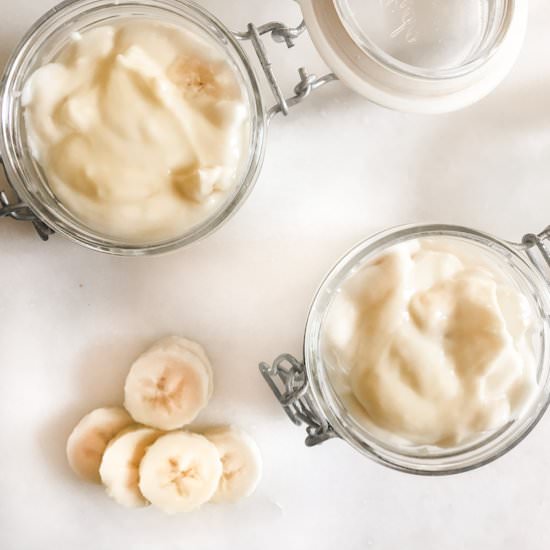 White Chocolate Banana Pudding