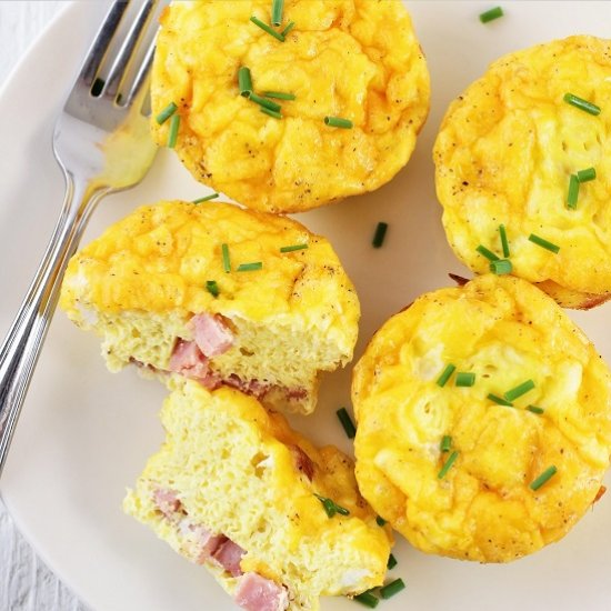 ham and cheese egg muffins