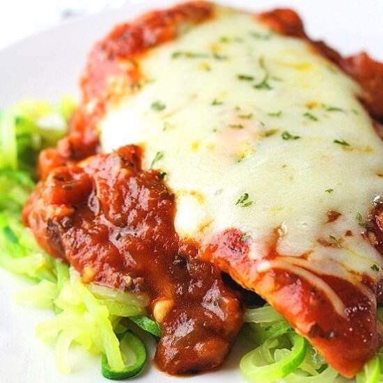 lightened-up chicken parmesan