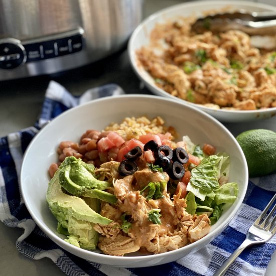 Slow Cooker Salsa Chicken