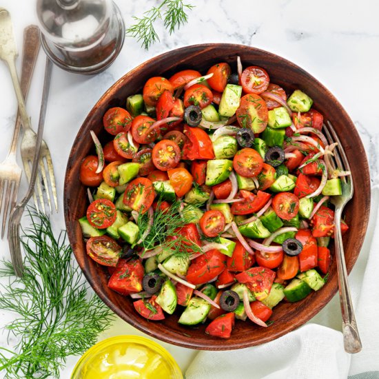 Cucumber Tomato Salad Recipe