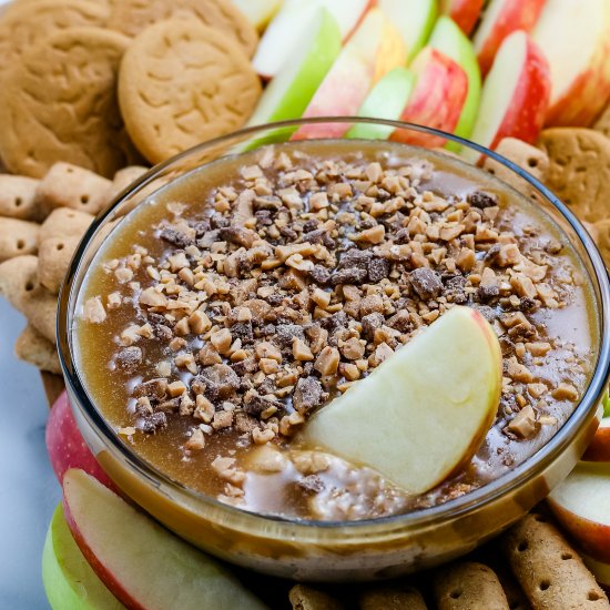 Cream Cheese Caramel Apple Dip