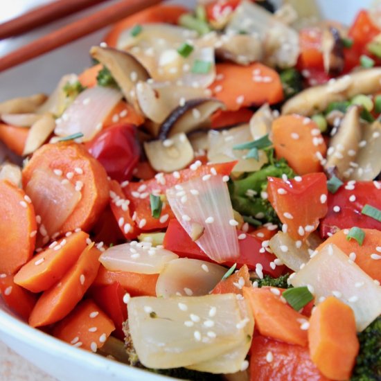 Roasted Asian Vegetables