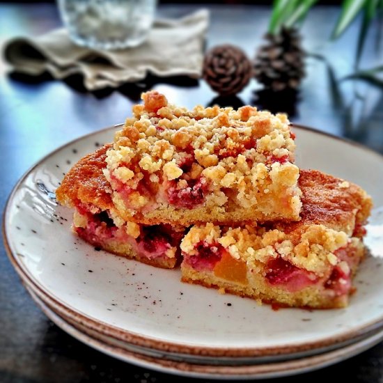 Strawberry and Nectarine Crumble