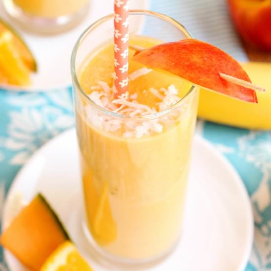 Nectarine and Cantaloupe Smoothie