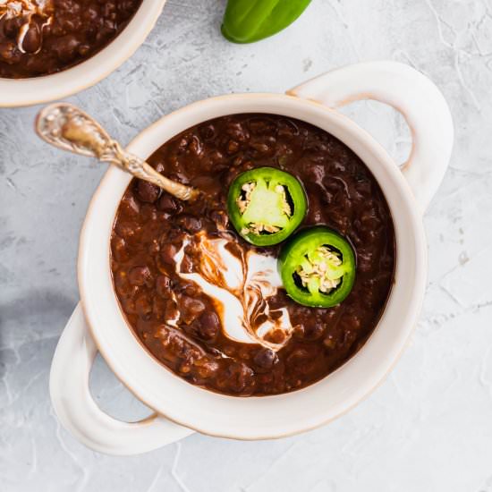 Spicy Black Bean Soup