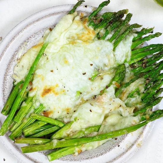 Cheesy Roasted Asparagus