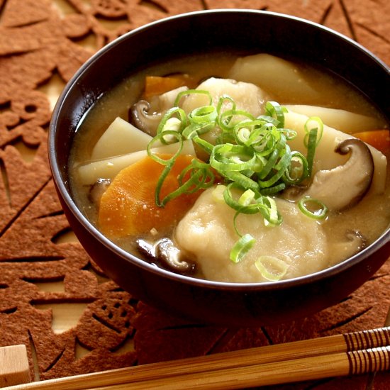 Dango Jiru (Dumpling Miso Soup)