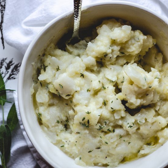 Mashed Turnips and Potatoes