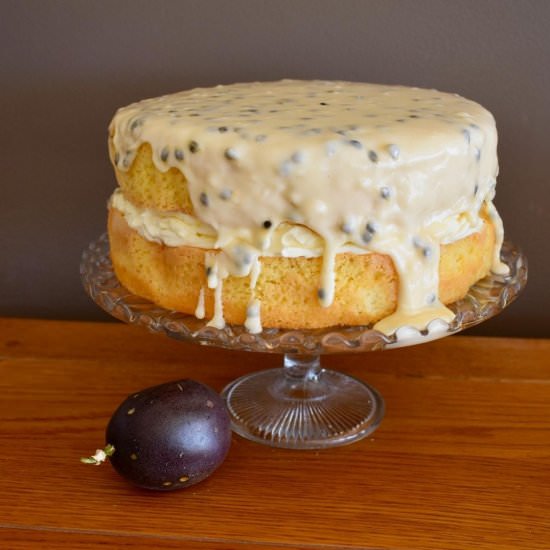 Passionfruit Sponge Cake