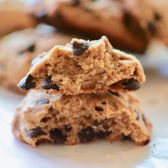 Bomb Vegan Chocolate Chip Cookies!