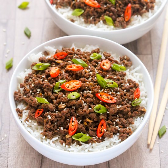 Bulgogi Ground Beef