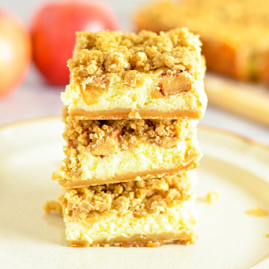 Apple Cheesecake Cookie Bars