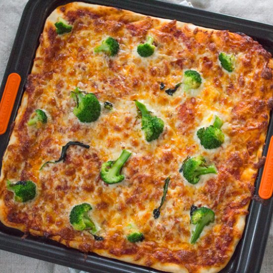 Nduja and Broccoli Pizza