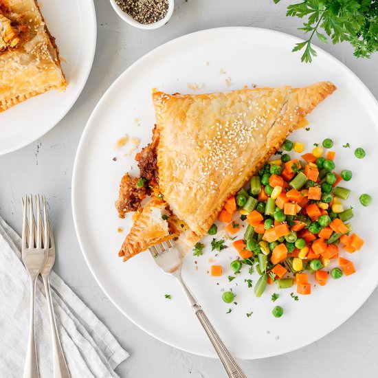 Rustic Mince and Cheese Pies