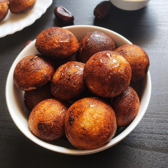 Dates and coconut paniyaram