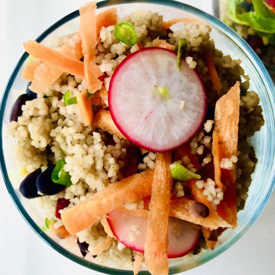 Couscous Salad with Black Beans