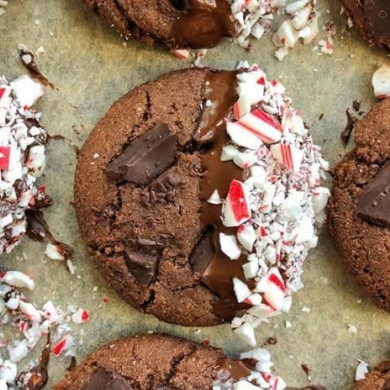 Double Chocolate Mint Paleo Cookies