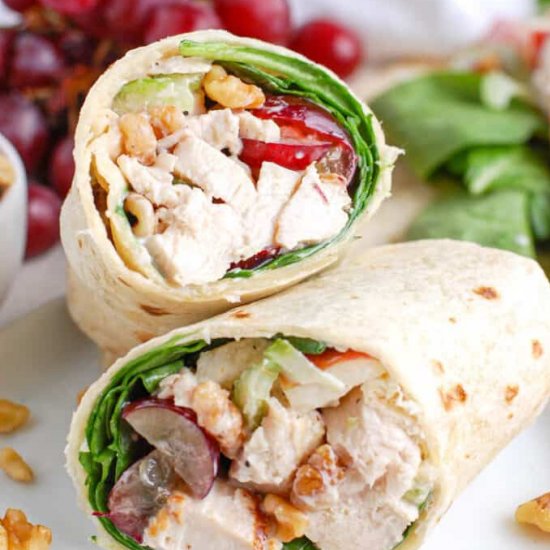 Classic Waldorf Salad Wraps