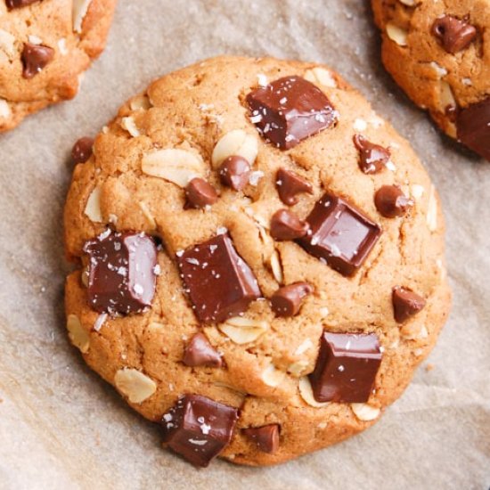 Healthy Oatmeal Tahini Cookies