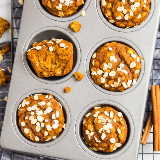 Healthy Pumpkin Muffins