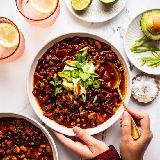 Slow Cooker Vegetarian Chili