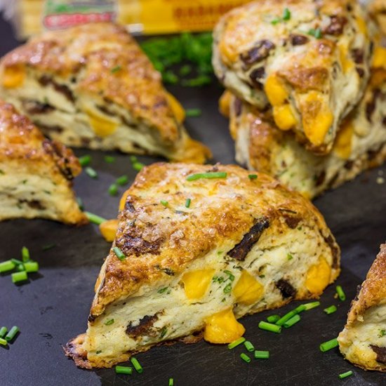 Bacon Cheddar Scones