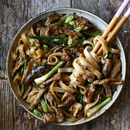 Beef and Shiitake Stir-Fry