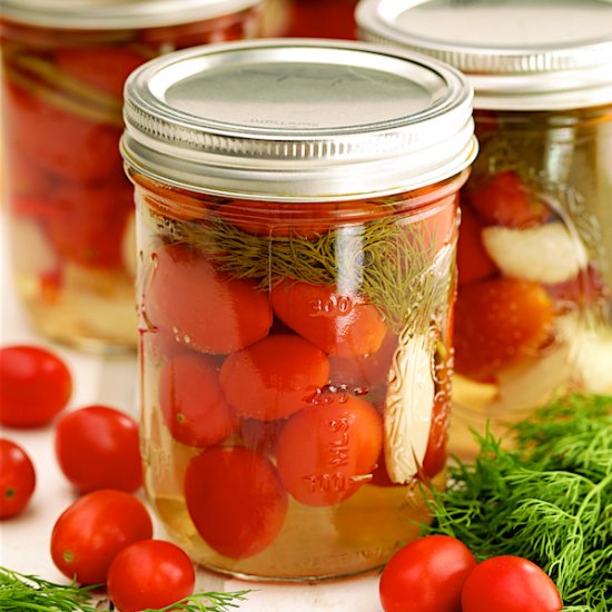 Pickled Grape or Cherry Tomatoes