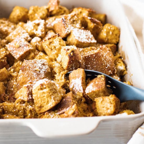 Pumpkin Bread Pudding