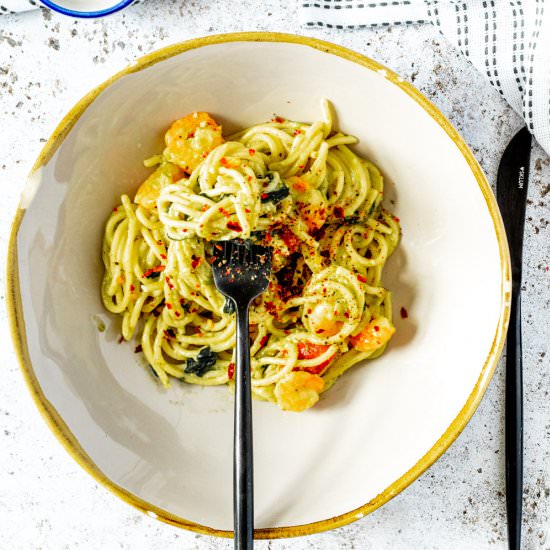 Prawn Linguine