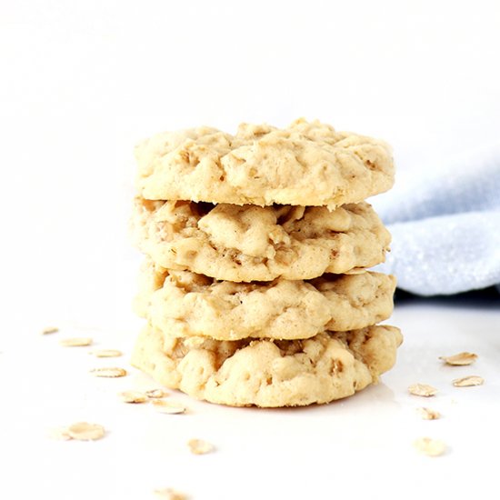 Gluten-Free Oatmeal Sugar Cookies