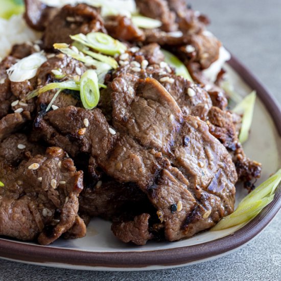 Simple Beef Bulgogi