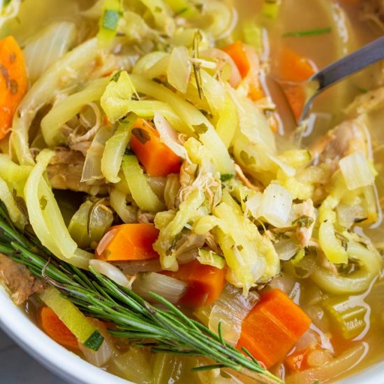 Chicken Zoodle Soup