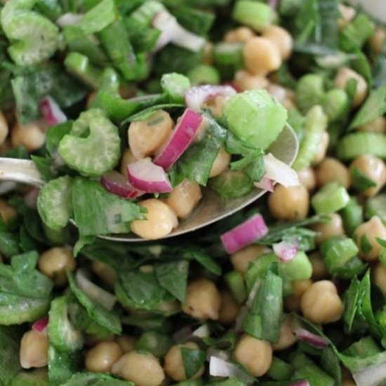 Celery and Chickpea Salad