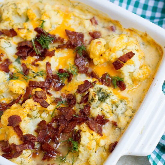 Loaded Cauliflower Casserole