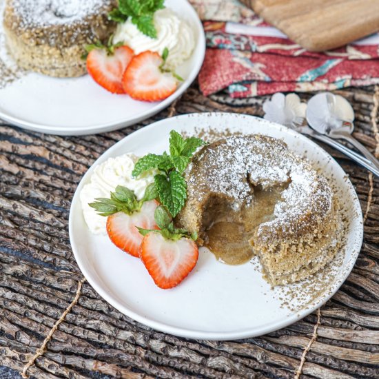 Hojicha Lava Cake