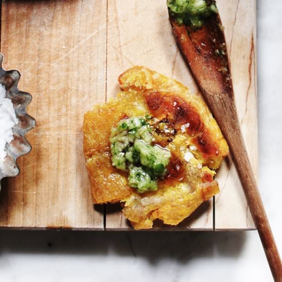 Crispy Salted Tostones